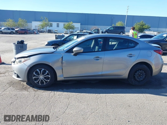 2015 Mazda 3 i SV with VIN JM1BM1T75F1258853, listed as a IAAI auction lot 41279651 with 36,437 mi miles. Bid and sale history available at carsss.com. Image 15.