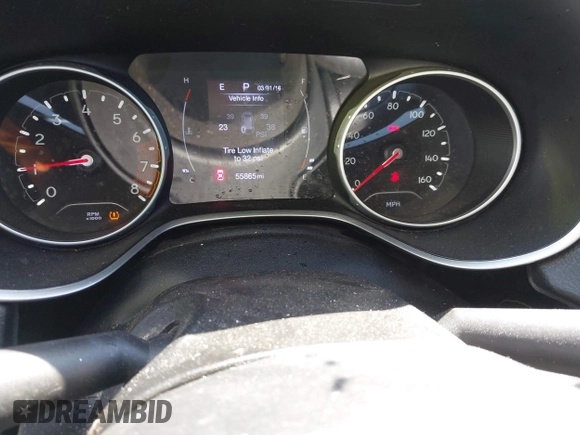 2018 Jeep Compass Sport with VIN 3C4NJDAB5JT146182, listed as a IAAI auction lot 42041839 with 55,865 mi miles and . Bid and sale history available at DreamBid. Image 7.