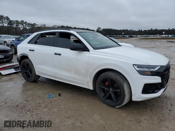 2019 Audi Q8 Premium with VIN WA1AVAF1XKD017065, listed as a Copart auction lot 37244513 with 54,174 mi miles. Bid and sale history available at carsss.com. Image 4.