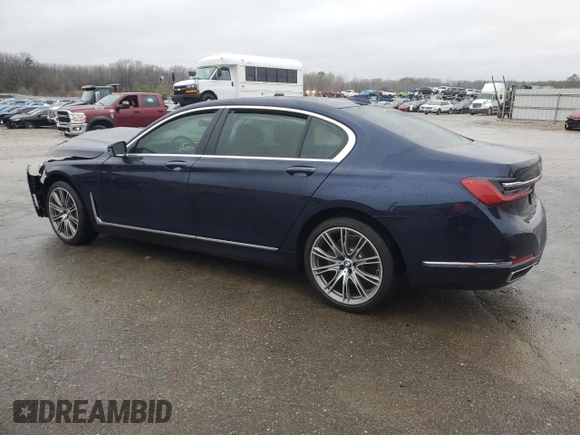2021 BMW 7 Series 740i z VIN WBA7T2C01MCE56512, wystawiony jako Copart lot #42575055 z przebiegiem 32 143 mil mil oraz Szkoda całkowita • Salvage title. Historia ofert i sprzedaży dostępna na DreamBid. Obrazek 2.