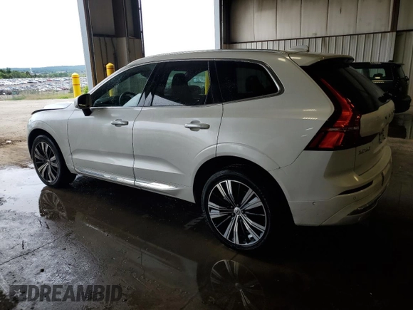 2022 Volvo XC60 Inscription with VIN YV4L12RL2N1083576, listed as a Copart auction lot 57669655 with 40,764 mi miles and Salvage title. Bid and sale history available at DreamBid. Image 2.
