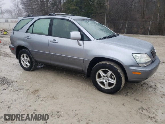 2001 Lexus RX 300 with VIN JTJHF10UX10201056, listed as a Copart auction lot 85678484 with 125,636 mi miles and Clean Title. Bid and sale history available at carsss.com. Image 4.
