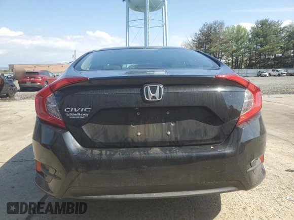 2017 Honda Civic LX with VIN 2HGFC2F5XHH510364, listed as a Copart auction lot 55491735 with 83,520 mi miles and Salvage Title. Bid and sale history available at DreamBid. Image 6.