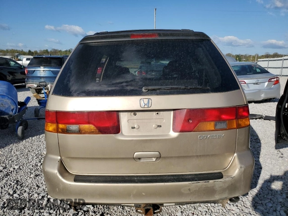 2002 Honda Odyssey EX with VIN 2HKRL18612H503328, listed as a Copart auction lot 52699095 with 241,741 mi miles and Salvage title. Bid and sale history available at DreamBid. Image 6.
