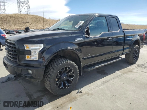 2017 Ford F-150 XL with VIN 1FTFX1EG2HKE01065, listed as a Copart auction lot 49050905 with 93,284 mi miles and Salvage Title. Bid and sale history available at carsss.com. Image 1.