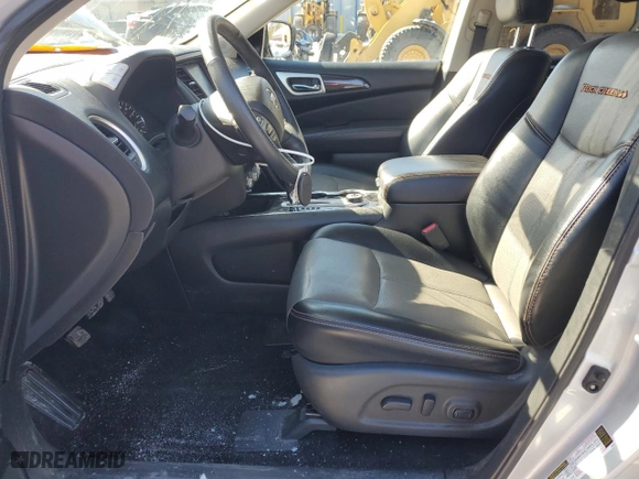 2019 Nissan Pathfinder SV with VIN 5N1DR2MM7KC653051, listed as a Copart auction lot 45740135 with 51,015 mi miles and Salvage Title. Bid and sale history available at carsss.com. Image 7.