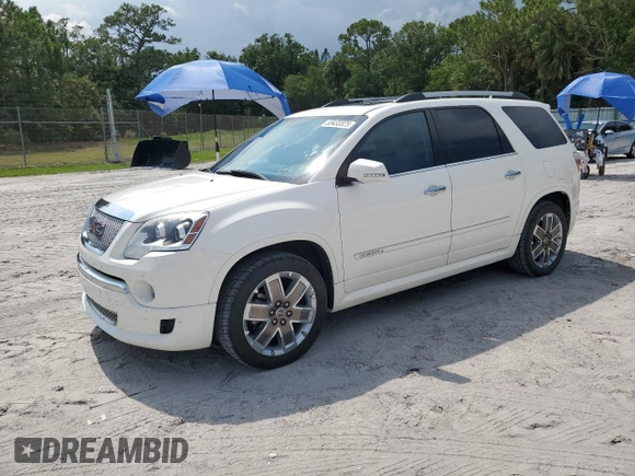2011 GMC Acadia Denali z VIN 1GKKRTED0BJ229064, wystawiony jako Copart lot #55433325 z przebiegiem 91 838 mil mil oraz Szkoda całkowita • Salvage title. Historia ofert i sprzedaży dostępna na DreamBid. Obrazek 1.