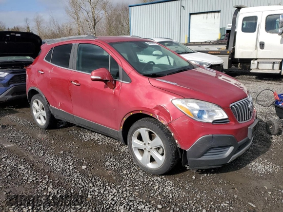 2016 Buick Encore with VIN KL4CJASB3GB734459, listed as a Copart auction lot 46485095 with 116,043 mi miles and Salvage Title. Bid and sale history available at carsss.com. Image 4.