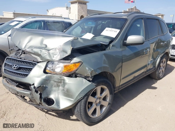 2008 Hyundai Santa Fe SE with VIN 5NMSH13E68H225422, listed as a IAAI auction lot 41719710 with 145,325 mi miles. Bid and sale history available at carsss.com. Image 2.