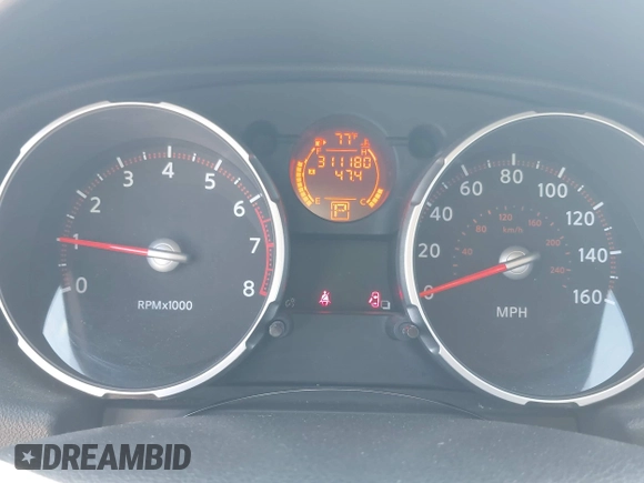 2009 Nissan Rogue S with VIN JN8AS58V29W440702, listed as a IAAI auction lot 42158143 with 311,180 mi miles. Bid and sale history available at carsss.com. Image 7.