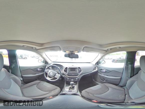2017 Jeep Cherokee Latitude z VIN 1C4PJLCB5HW554279, wystawiony jako Copart lot #56972145 z przebiegiem 117 164 mil mil oraz Szkoda całkowita • Salvage title. Historia ofert i sprzedaży dostępna na DreamBid. Obrazek 15.