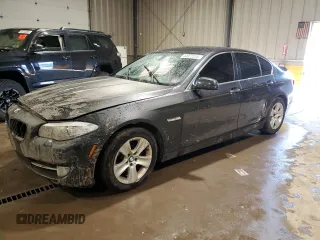 2012 BMW 5 Series 528i with VIN WBAXG5C5XCDX02268, listed as a Copart auction lot 44972375 with 144,114 mi miles and Salvage Title. Bid and sale history available at carsss.com. Image 1.