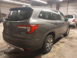 2021 Honda Pilot EX-L with VIN 5FNYF6H50MB086650, listed as a IAAI auction lot 41407628 with 37,423 mi miles. Bid and sale history available at carsss.com. Image 4.