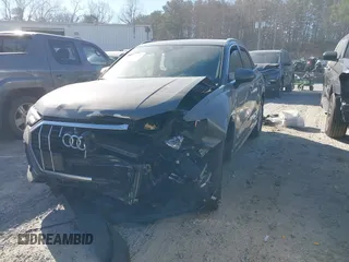 2021 Audi Q3 S line Premium with VIN WA1DECF39M1039802, listed as a IAAI auction lot 41663221 with 50,455 mi miles. Bid and sale history available at carsss.com. Image 2.