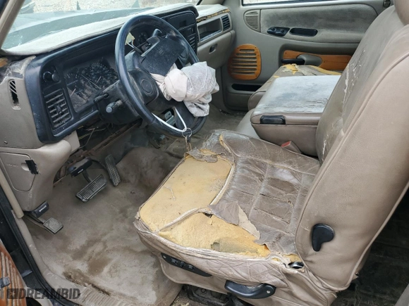 1996 Dodge Ram 1500 with VIN 1B7HC16Y9TS701268, listed as a Copart auction lot 69636684 with 253,206 mi miles and Salvage Title. Bid and sale history available at carsss.com. Image 7.