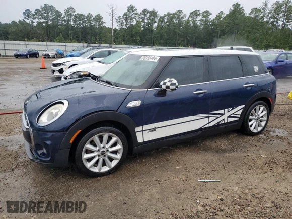 2017 MINI Clubman Cooper S with VIN WMWLU5C5XH2E80778, listed as a Copart auction lot 70398484 with 99,449 mi miles and Non Repairable. Bid and sale history available at carsss.com. Image 1.