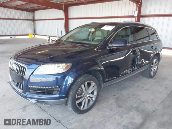 2013 Audi Q7 Premium Plus z VIN WA1LGAFE2DD008367, wystawiony jako IAAI lot #42164926 z przebiegiem 124 207 mil mil oraz . Historia ofert i sprzedaży dostępna na DreamBid. Obrazek 2.