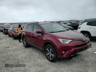 2018 Toyota RAV4 XLE with VIN JTMRFREV7JD252112, listed as a Copart auction lot 43088555 with 77,509 mi miles and Salvage Title. Bid and sale history available at carsss.com. Image 10.