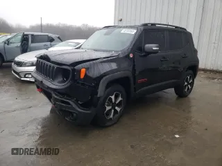 2020 Jeep Renegade Trailhawk z VIN ZACNJBC10LPM03653, wystawiony jako Copart lot #45102895 z przebiegiem 33 709 mil mil oraz Nie do naprawy • Non repairable. Historia ofert i sprzedaży dostępna na DreamBid. Obrazek 1.