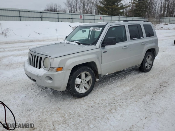 2010 Jeep Patriot Sport with VIN 1J4NT2GBXAD514989, listed as a Copart auction lot 45901785 with 170,199 mi miles and Clean Title. Bid and sale history available at carsss.com. Image 1.
