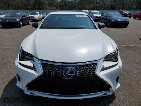 2016 Lexus RC 350 F Sport with VIN JTHSE5BC5G5006161, listed as a Copart auction lot 65256264 with 94,976 mi miles and Non repairable. Bid and sale history available at DreamBid. Image 5.