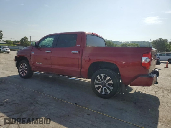 2018 Toyota Tundra SR5 with VIN 5TFHW5F16JX678999, listed as a Copart auction lot 64067595 with 45,627 mi miles and Salvage title. Bid and sale history available at DreamBid. Image 2.
