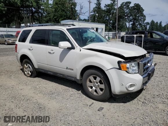 2012 Ford Escape Hybrid with VIN 1FMCU5K37CKA44510, listed as a Copart auction lot 63316175 with 156,892 mi miles and Salvage title. Bid and sale history available at DreamBid. Image 4.