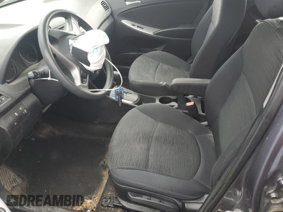 2016 Hyundai Accent SE with VIN KMHCT5AE7GU268828, listed as a Copart auction lot 49552495 with 93,565 mi miles and Salvage Title. Bid and sale history available at carsss.com. Image 7.