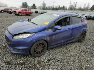 2015 Ford Fiesta ST with VIN 3FADP4GX8FM124018, listed as a Copart auction lot 43229785 with 85,972 mi miles and Salvage Title. Bid and sale history available at carsss.com. Image 1.