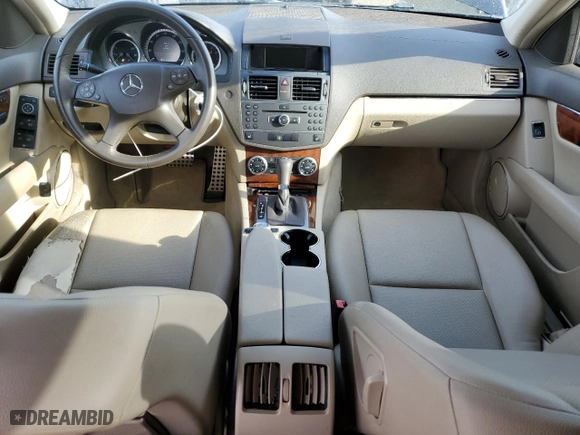 2011 Mercedes-Benz C-Class C 300 Sport with VIN WDDGF8BB3BR175809, listed as a Copart auction lot 49990255 with 44,041 mi miles and Salvage Title. Bid and sale history available at carsss.com. Image 8.