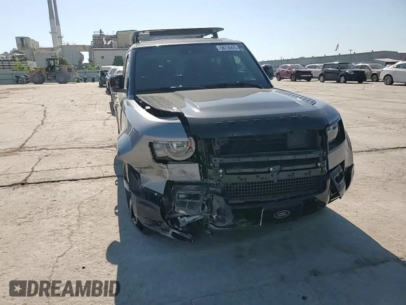 2023 Land Rover Defender X with VIN SALEX7EUXP2200655, listed as a Copart auction lot 56736425 with 28,559 mi miles and Salvage title. Bid and sale history available at DreamBid. Image 15.