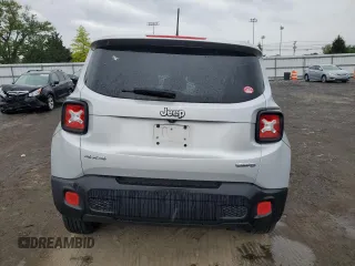 2017 Jeep Renegade Altitude with VIN ZACCJBBB0HPE84035, listed as a Copart auction lot 57789515 with 53,458 mi miles and Salvage title. Bid and sale history available at DreamBid. Image 6.