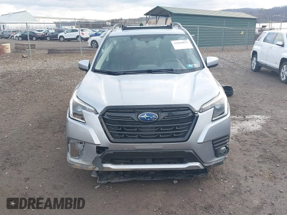 2023 Subaru Forester Premium with VIN JF2SKAEC8PH518348, listed as a IAAI auction lot 41858821 with 13,410 mi miles. Bid and sale history available at carsss.com. Image 13.