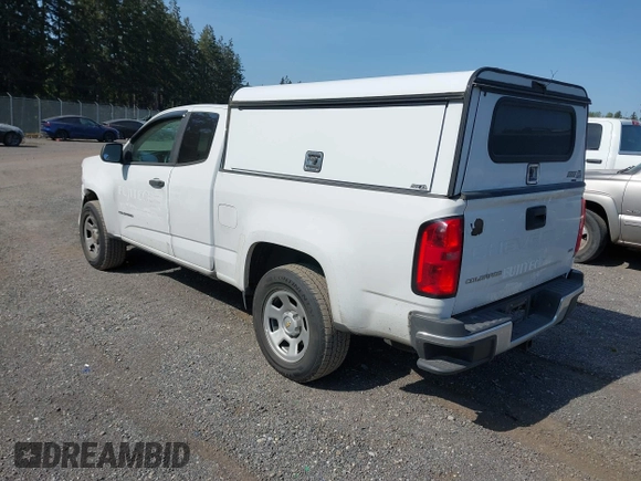 2021 Chevrolet Colorado 2WD Work Truck with VIN 1GCHSBEN2M1105829, listed as a IAAI auction lot 42105824 with 120,799 mi miles. Bid and sale history available at carsss.com. Image 3.