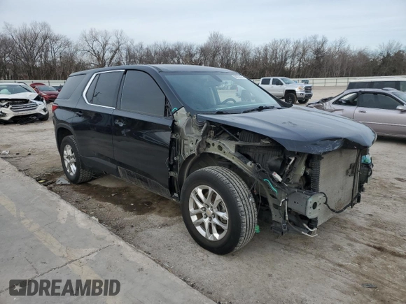 2020 Chevrolet Traverse LS with VIN 1GNERFKW8LJ118321, listed as a Copart auction lot 84933474 with 95,998 mi miles and Salvage title. Bid and sale history available at DreamBid. Image 4.