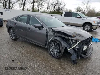 2021 Mazda Mazda6 Touring with VIN JM1GL1VM3M1611941, listed as a Copart auction lot 49664545 with 0 mi miles and Salvage Title. Bid and sale history available at carsss.com. Image 4.