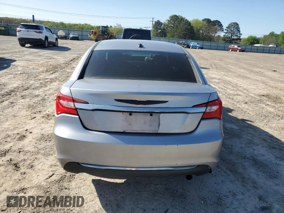2014 Chrysler 200 LX with VIN 1C3CCBAB0EN124638, listed as a Copart auction lot 52095355 with 163,162 mi miles and Salvage Title. Bid and sale history available at carsss.com. Image 6.