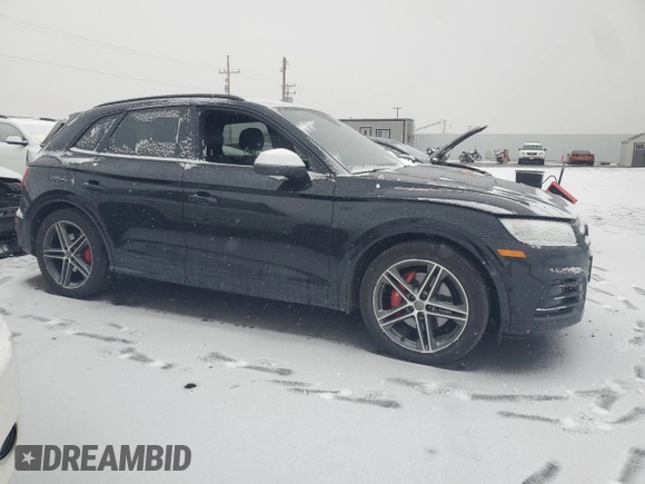 2018 Audi SQ5 Premium Plus with VIN WA1A4AFY9J2155383, listed as a Copart auction lot 42373045 with 131,370 mi miles and Clean Title. Bid and sale history available at DreamBid. Image 4.