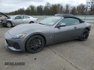 2019 Maserati GranTurismo Convertible Sport with VIN ZAM45VMA4K0315806, listed as a Copart auction lot 52621375 with 12,463 mi miles and Salvage Title. Bid and sale history available at carsss.com. Image 1.