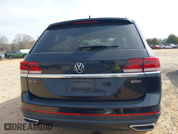 2021 Volkswagen Atlas 3.6L V6 SE w/Technology with VIN 1V2HR2CA9MC578058, listed as a IAAI auction lot 41784456 with 90,920 mi miles. Bid and sale history available at carsss.com. Image 17.
