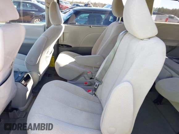 2014 Toyota Sienna LE AAS with VIN 5TDKK3DC9ES426654, listed as a IAAI auction lot 41592601 with Not Provided miles and . Bid and sale history available at DreamBid. Image 8.