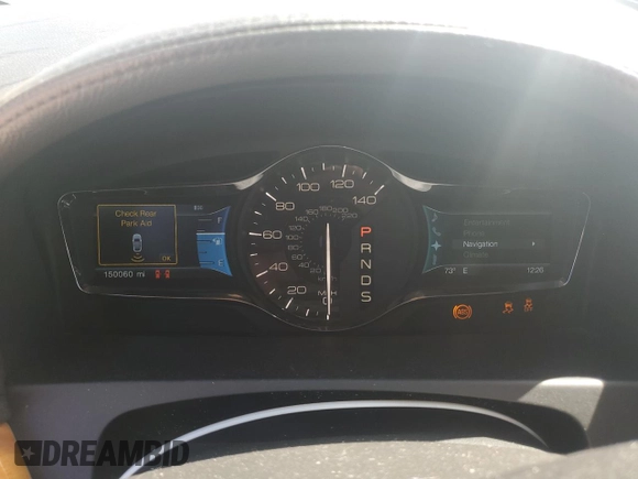 2013 Lincoln MKX with VIN 2LMDJ6JK6DBL45233, listed as a Copart auction lot 49665125 with 150,060 mi miles and Salvage Title. Bid and sale history available at carsss.com. Image 9.