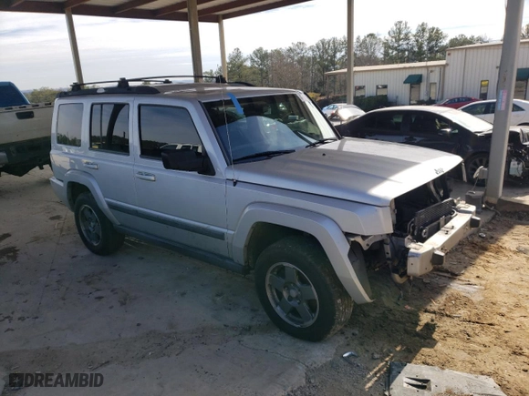 2007 Jeep Commander Sport with VIN 1J8HH48K97C655056, listed as a Copart auction lot 45731735 with 287,972 mi miles and Salvage Title. Bid and sale history available at carsss.com. Image 4.