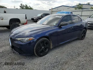 2018 Alfa Romeo Giulia with VIN ZARFAEDN8J7583555, listed as a Copart auction lot 61931845 with 70,383 mi miles and Salvage title. Bid and sale history available at DreamBid. Image 1.