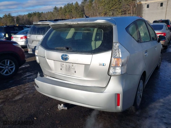 2014 Toyota Prius v Two with VIN JTDZN3EU1EJ000399, listed as a IAAI auction lot 41484504 with 172,202 mi miles. Bid and sale history available at carsss.com. Image 16.