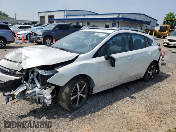 2022 Subaru Impreza Premium z VIN 4S3GTAD69N3728271, wystawiony jako Copart lot #59369425 z przebiegiem Nie podano mil oraz Nie do naprawy • Non repairable. Historia ofert i sprzedaży dostępna na DreamBid. Obrazek 1.