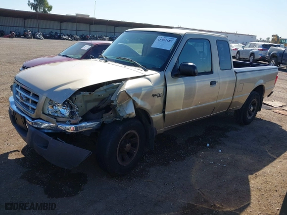 2002 Ford Ranger XL with VIN 1FTYR14U12PA70547, listed as a IAAI auction lot 41592182 with 157,066 mi miles. Bid and sale history available at carsss.com. Image 17.