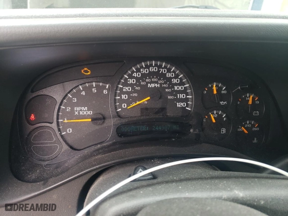 2005 Chevrolet Tahoe LT with VIN 1GNEC13T95R236343, listed as a Copart auction lot 47086185 with 244,987 mi miles and Clean Title. Bid and sale history available at carsss.com. Image 9.