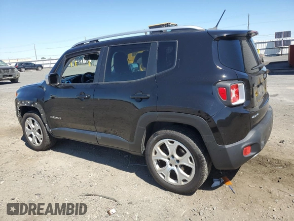 2015 Jeep Renegade Limited z VIN ZACCJBDT2FPC34430, wystawiony jako Copart lot #62634785 z przebiegiem 138 578 mil mil oraz Szkoda całkowita • Salvage title. Historia ofert i sprzedaży dostępna na DreamBid. Obrazek 2.