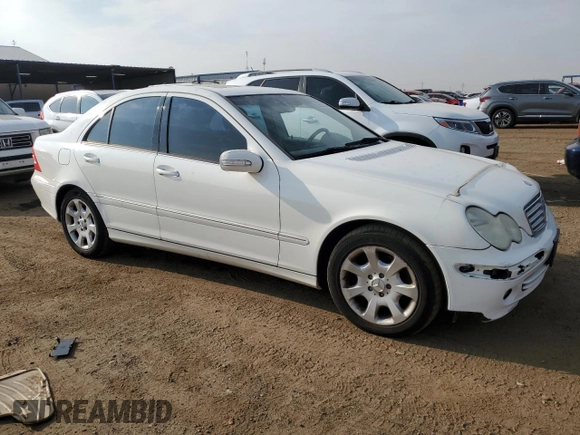 2006 Mercedes-Benz C 280 Luxury with VIN WDBRF92H46F801516, listed as a Copart auction lot 63925294 with 167,587 mi miles and Non Repairable. Bid and sale history available at DreamBid. Image 4.